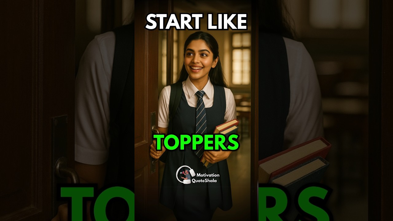 3 Topper Habits 🔥 Start NEW CLASS Like a Pro! 😎  #studymotivation