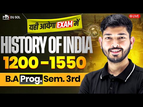History of India 1200-1550 B.A Program Semester 3rd History Important Questions with Answer.