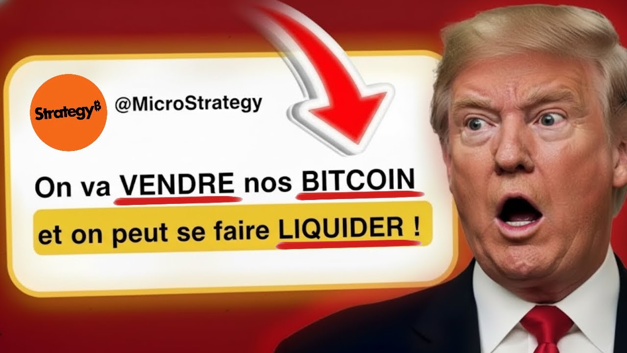Crypto : Énorme Menace Cachée Pour Bitcoin ⚠️ (Microstrategy risque de tout faire chuter)
