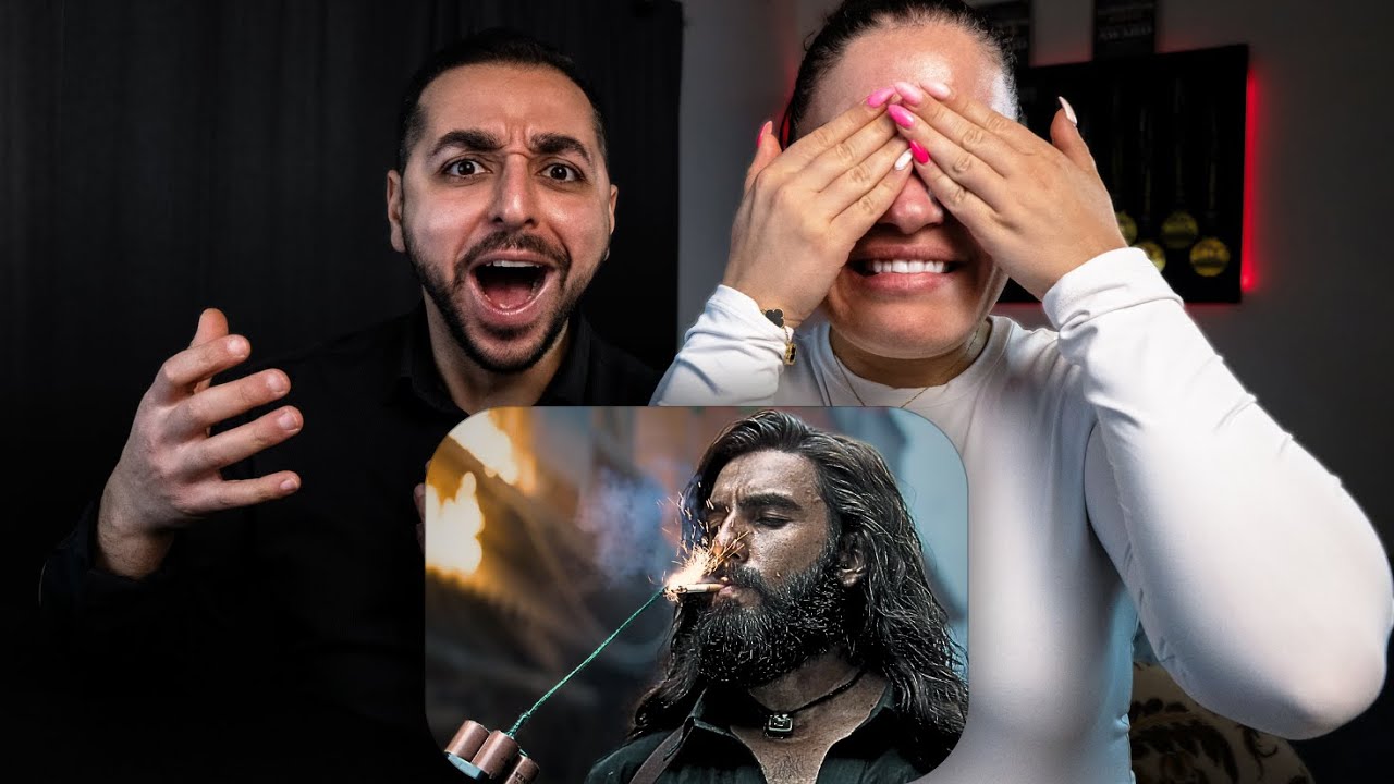 Australian Couple React To DHURANDHAR First Look Trailer (Hindi)