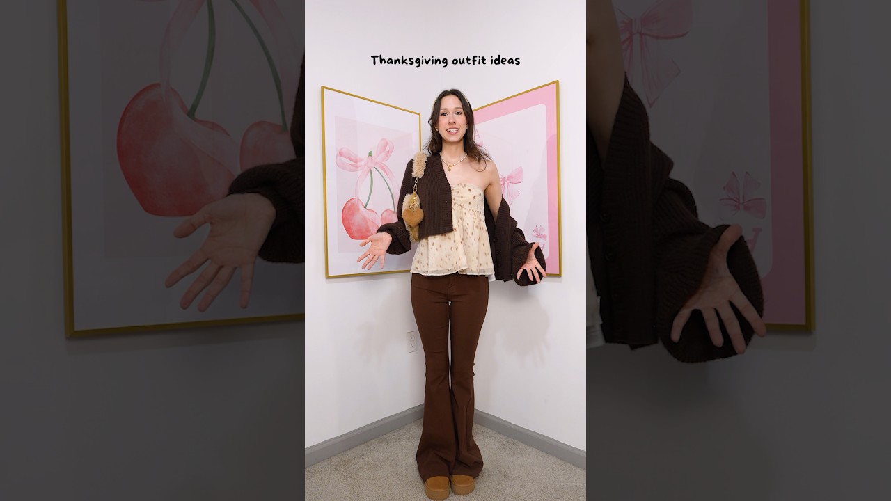 Thanksgiving outfit ideas! 🦃🍂🤎 | fashion outfit inspo style tips ootd grwm