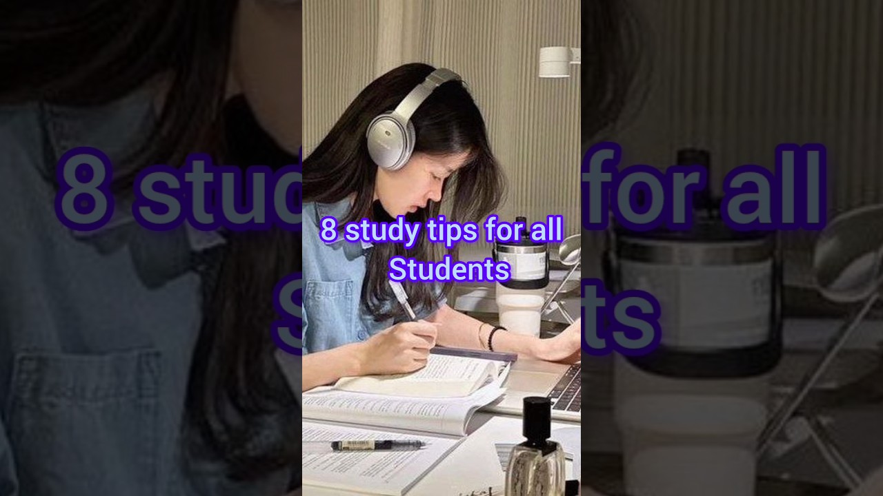 8 study tips for all students 🎒#motivation #studymotivation #success #studytips #ytshorts #shortvi