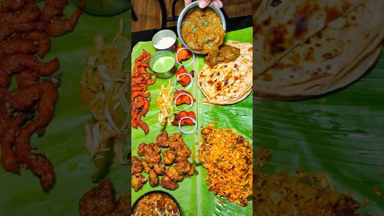 🔥♨️கோதுமை PAROTTA + PRAWN மிளகு மசாலா + 555 CHICKEN #shorts #tamilshorts #foodshorts