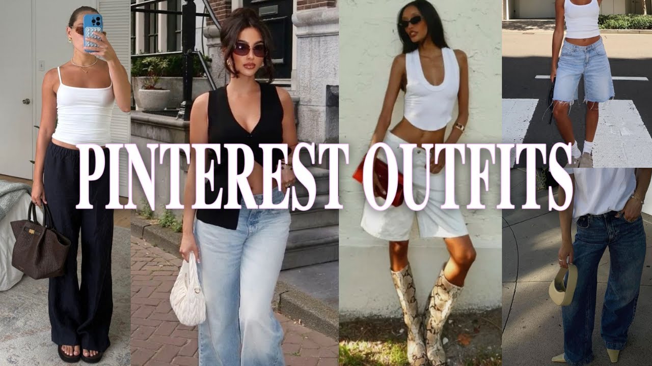 recreating pinterest outfits (summer outfit ideas!!)