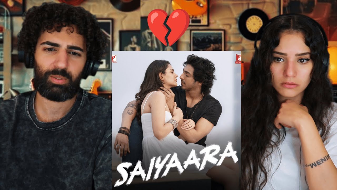 🇮🇳 Reacting – Tearing up to Saiyaara Title Song | Faheem A | (Reaction)