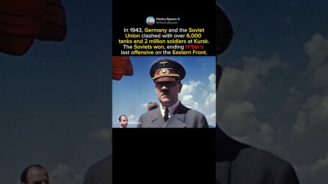 The Largest Tank Battle in History #shorts