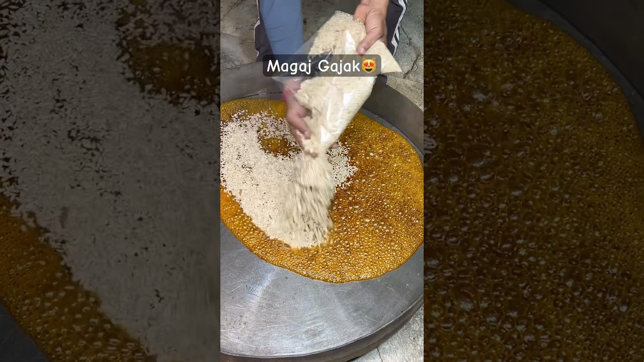 Winter Special Magaj Gajak In Just 140/-😻 | Indian Street Food #shorts