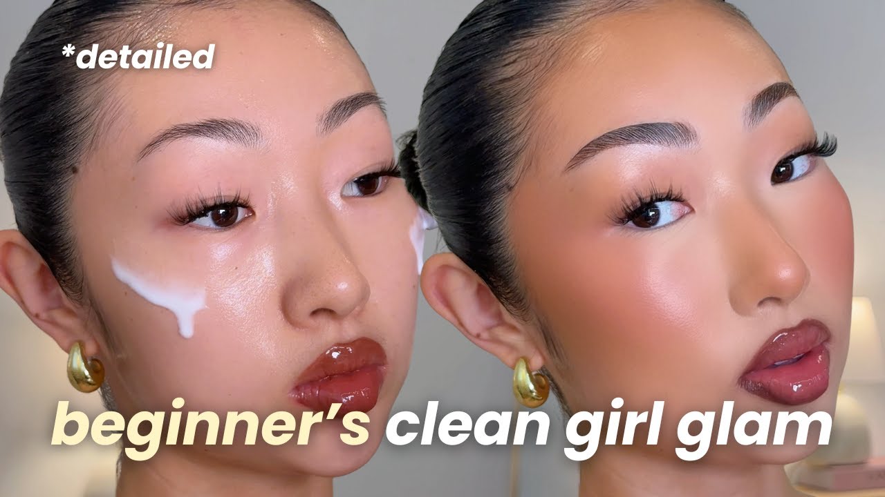 how to do clean girl makeup *for BEGINNERS* | MAKEUP 101