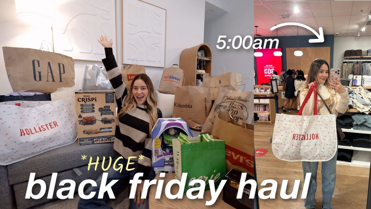 *HUGE* BLACK FRIDAY SHOPPING/HAUL 2025