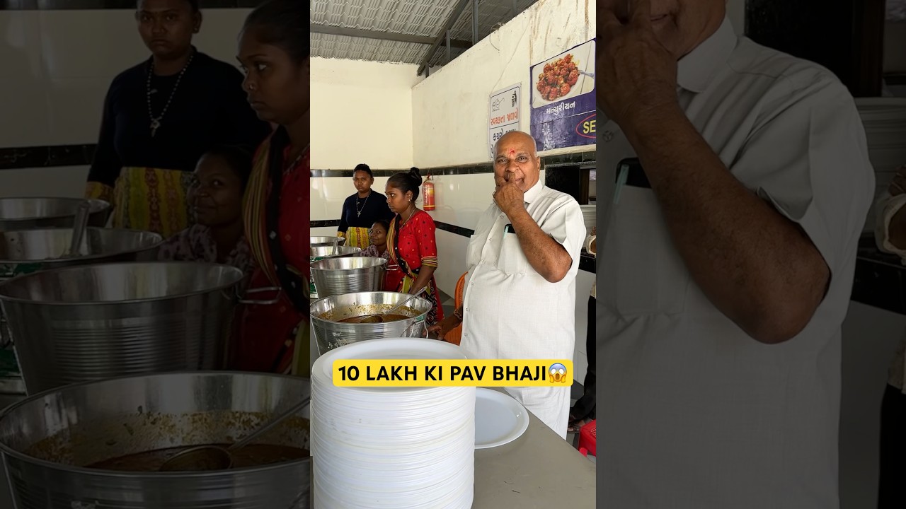 10 lakh rupee ki pav bhaji viral street food by hardworking uncle motivational video