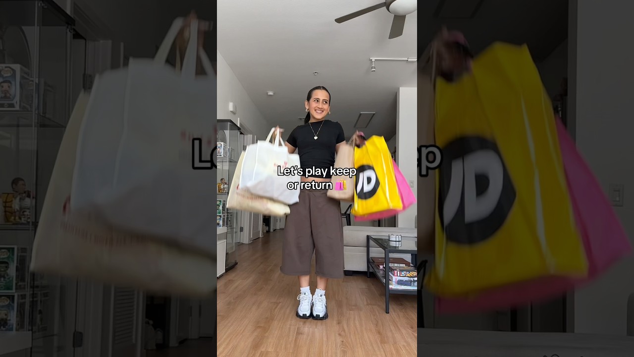 Let’s Play Keep or Return?!?! 🛍️🥵#haul #shopping #tryonhaul