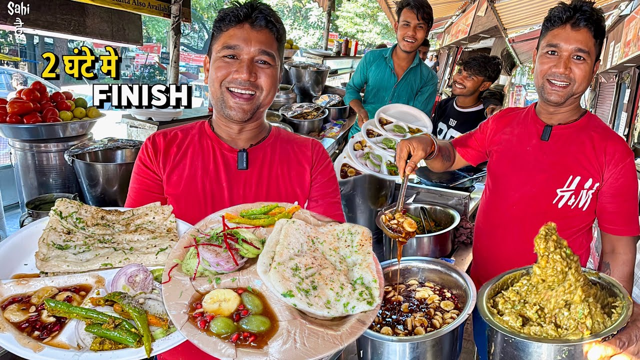 India’s No 1 Data Ram spl Chole Kulche | Street Food India | Best in Delhi