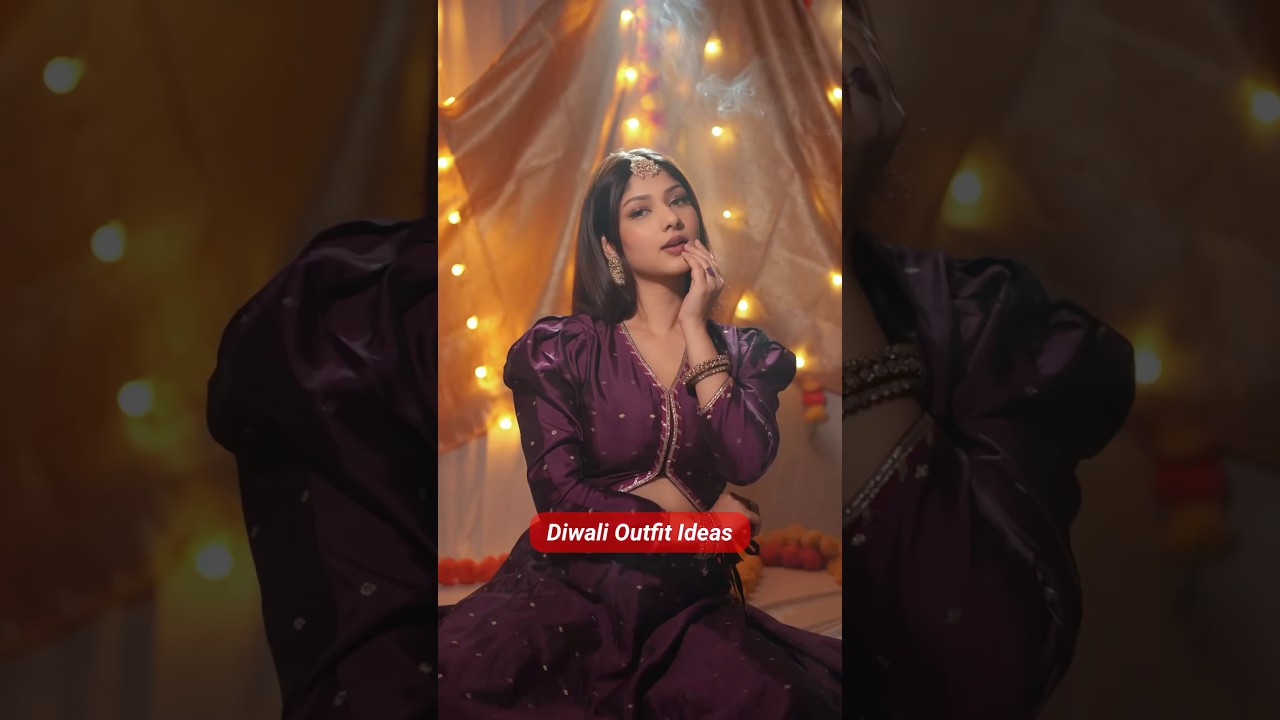 Diwali Outfits Ideas From Myntra😍 #shorts #outfit #diwali #myntra