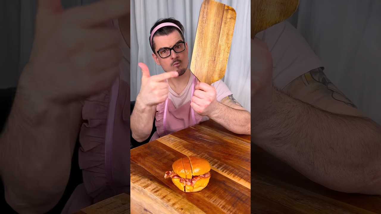 How to not prepare BURGER infront of mom?😅❤️🍔| CHEFKOUDY