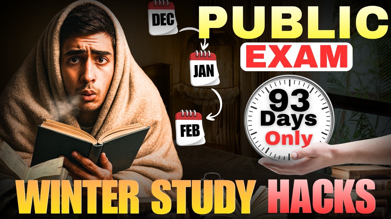 3 மாசம் தான் இருக்கு 📚| 5 Winter Study Hacks PROS Use Daily