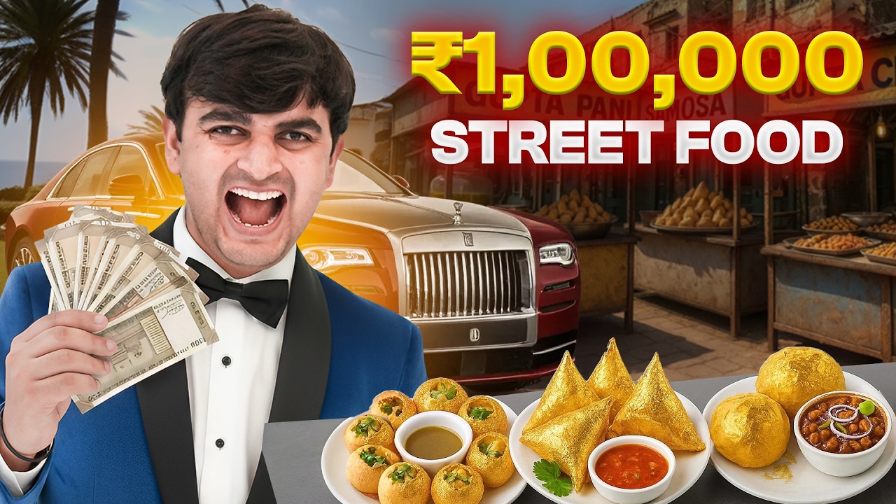 Spending Rs1 Lakh on STREET FOOD