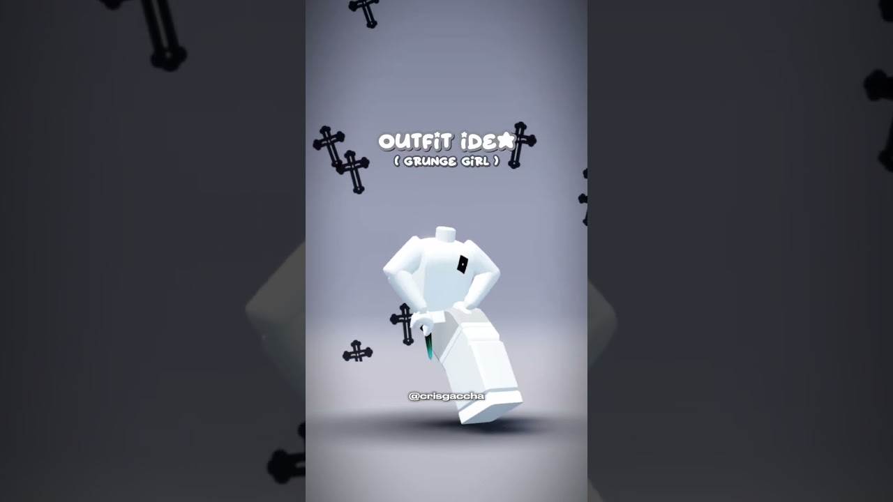 Grunge girl outfit idea !! 🖤 || #fypシ #robloxedit #roblox