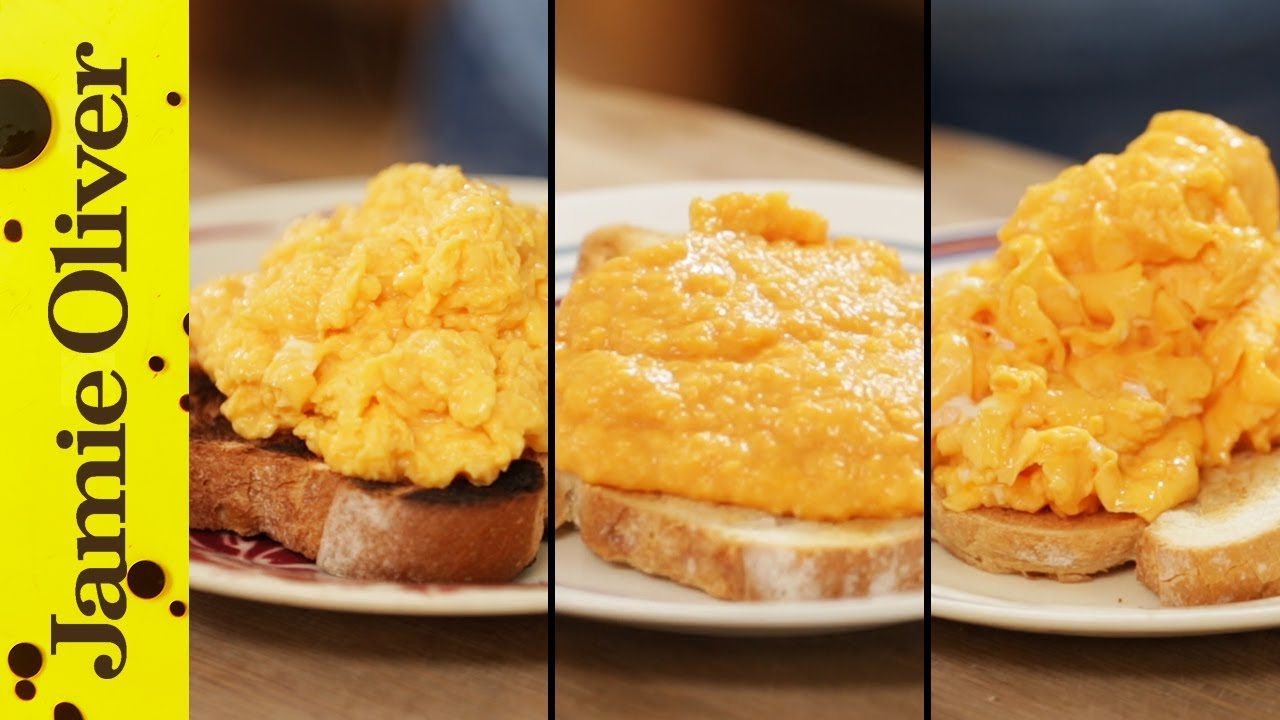 How To Make Perfect Scrambled Eggs – 3 ways | Jamie Oliver
