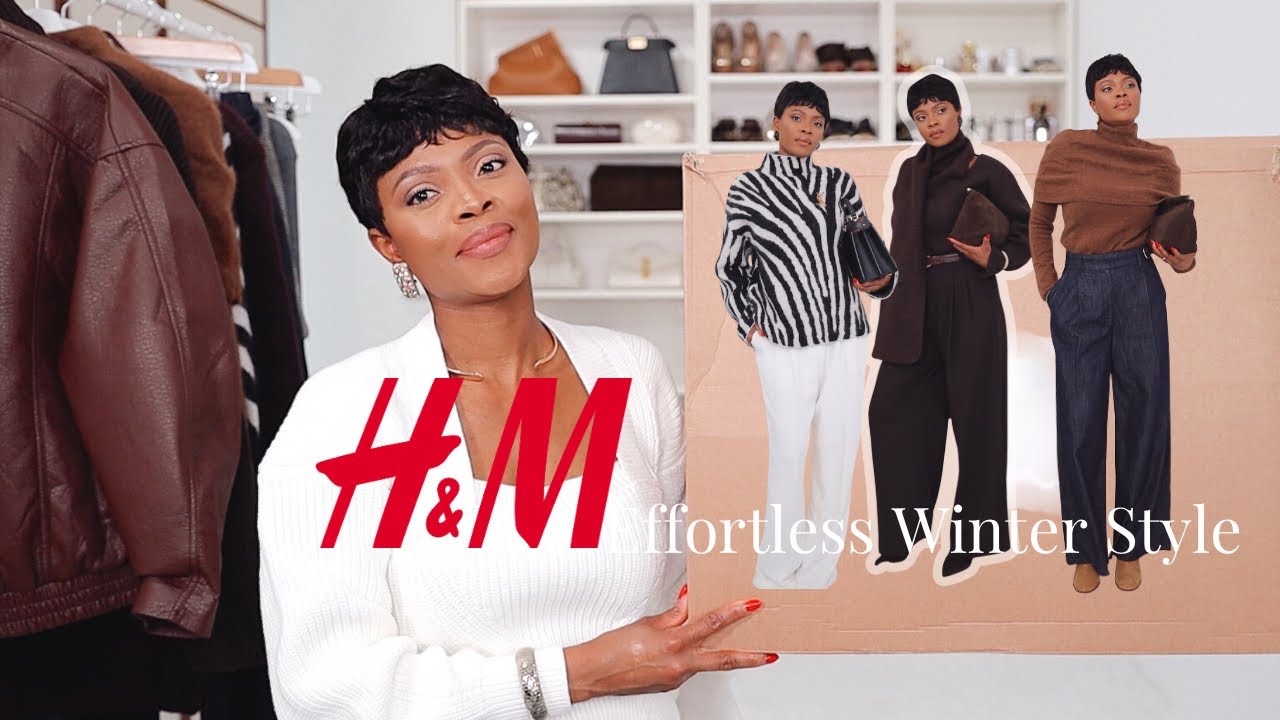 Huge H&M WINTER TRY ON HAUL | Cosy, Chic & Affordable Outfit Ideas| ama loves beauty