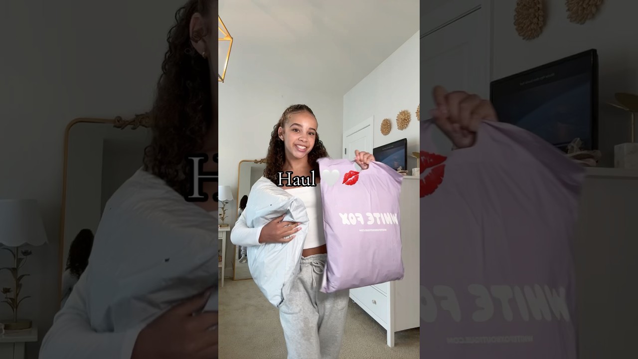 mini haul – part 1 shein 🤍 💋 #fyp #foryou #haul #girly #clothes #whitefox #shein #aesthetic #asmr