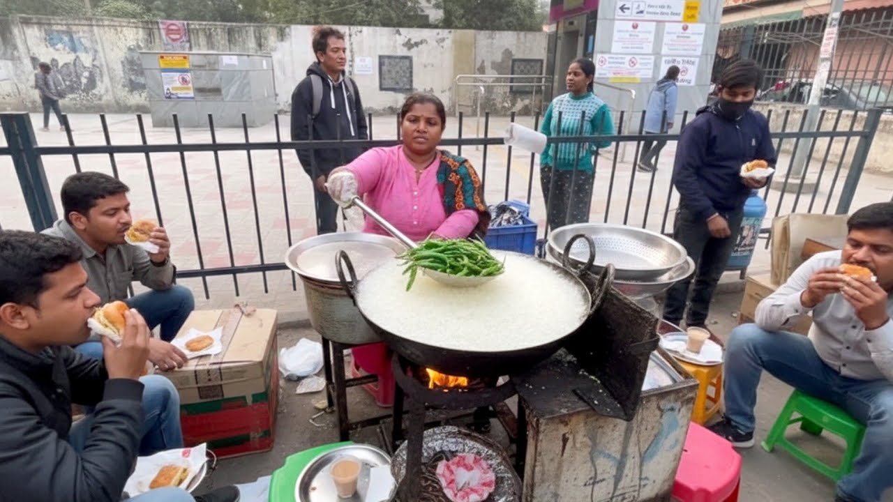 75 yrs Old Mother in Law Vada Pav recipe | Indian street Food popular in Mumbai