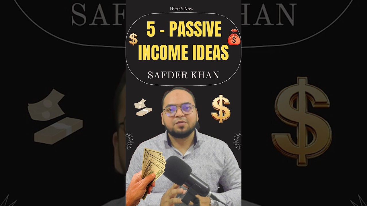 5 Passive Income Ideas That Make Money While You Sleep💸 #chatgpt #education #stockmarket #business