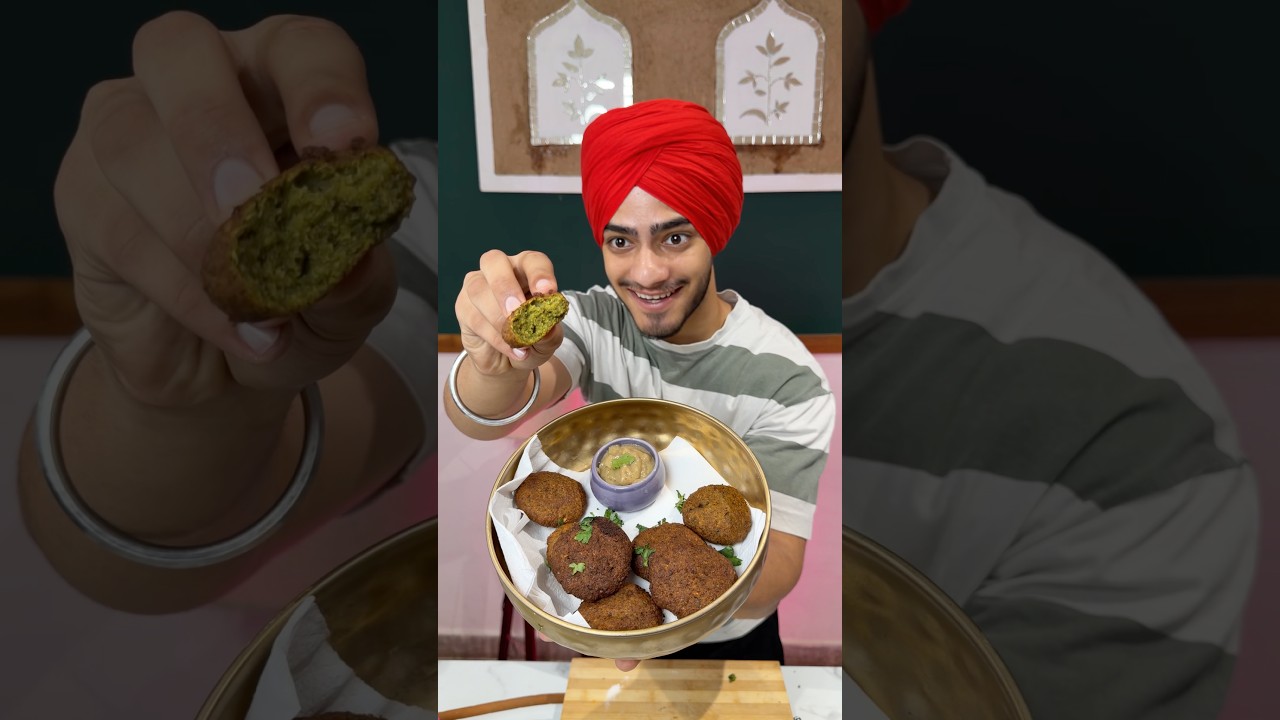 Aj ghar pe white Chole se Flafel bnaya 😱 | street food #shorts #shortsfeed