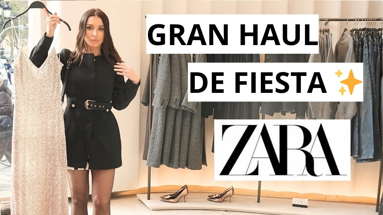 ZARA FIESTA 2025: GRAN HAUL probándome TODA la colección navideña ✨