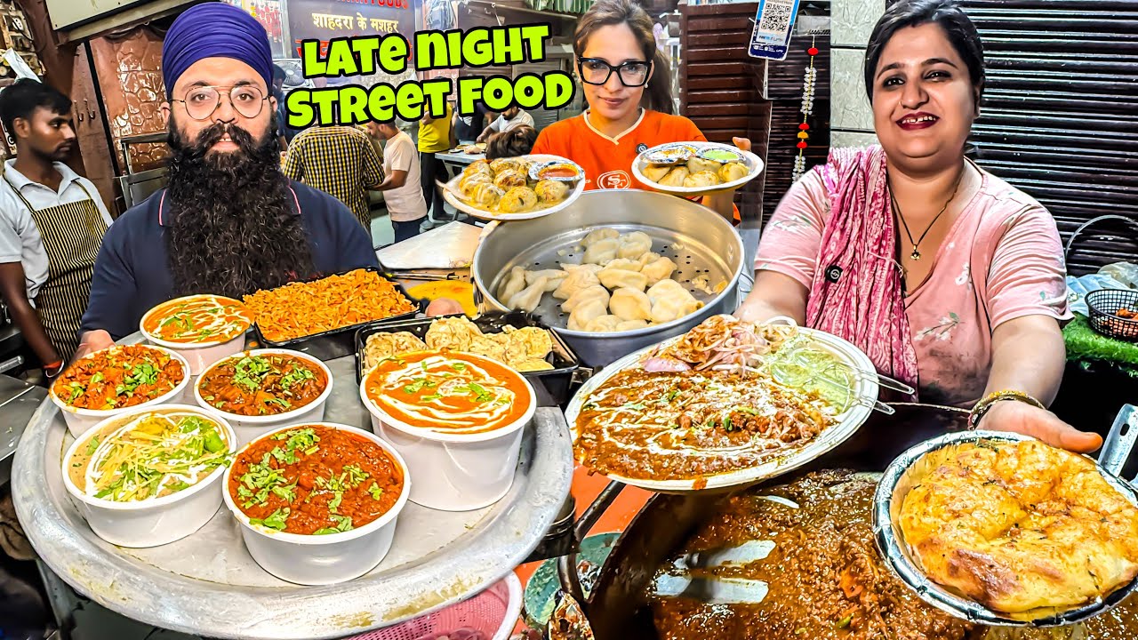 Late Night Street Food In Delhi | Famous Delhi Street Food | Indian Street Food