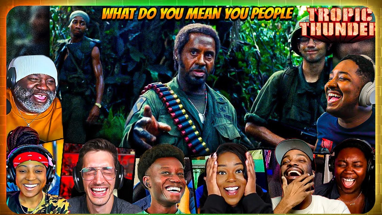 FUNNIEST “What do you mean, you people?” Reactions! Tropic Thunder Movie Reaction – Robert Downey Jr