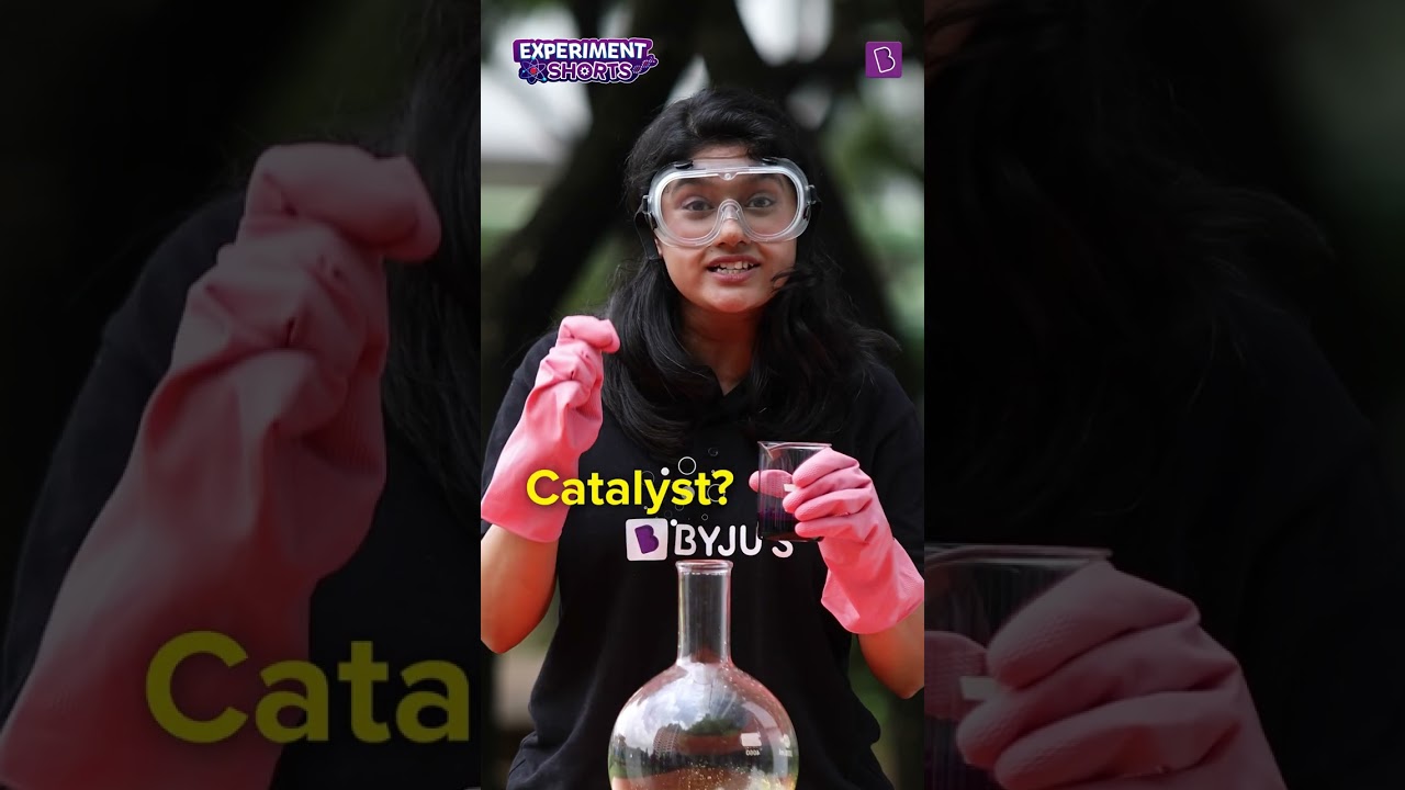 Elephant Toothpaste Reaction I Simple Chemistry Experiment I Science Experiment Shorts | BYJU’S