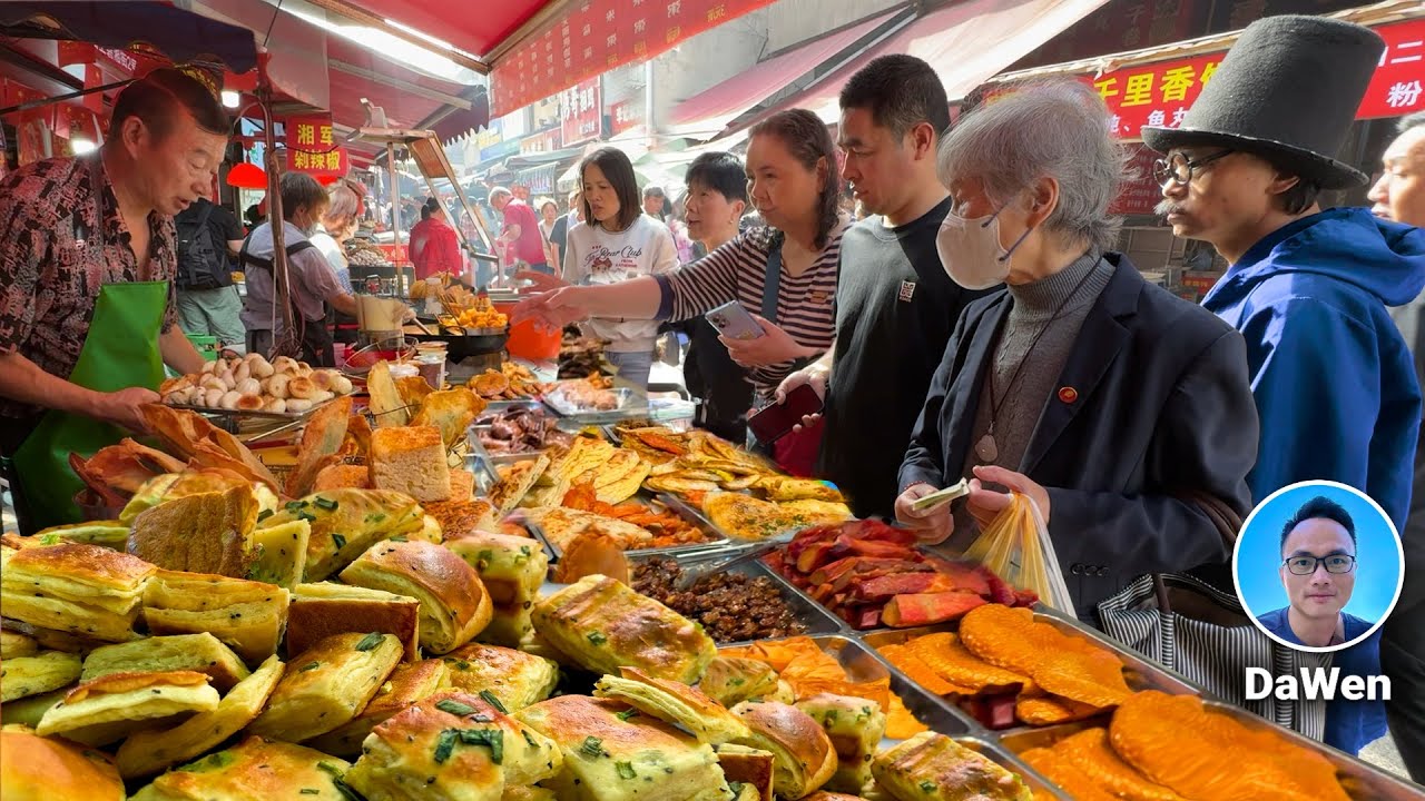 A Day in China’s Markets: Street Food in Changsha, Hunan | From Crispy Duck to Spicy Glass Noodles