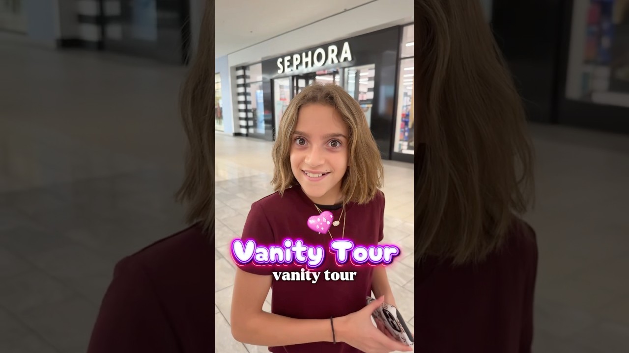 Rate my vanity 1-10! #sephora #shopping #haul #shoppinghaul