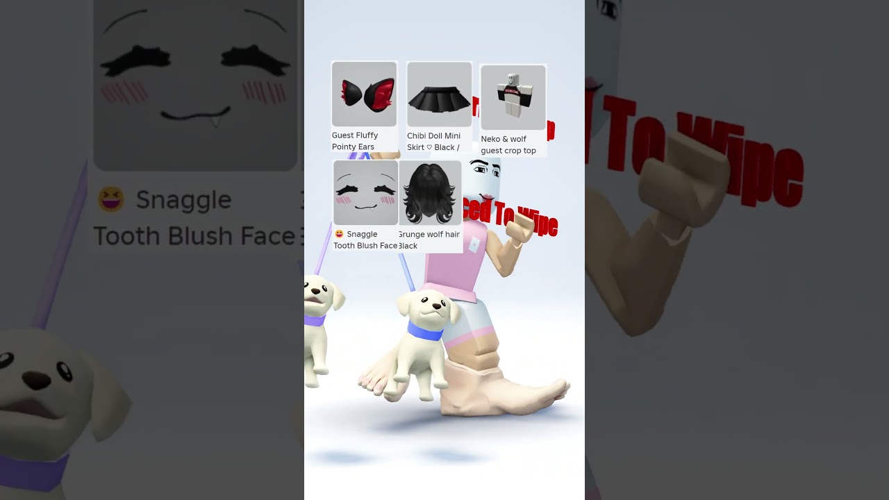 ROBLOX As a GIRL Outfit Idea 🤪