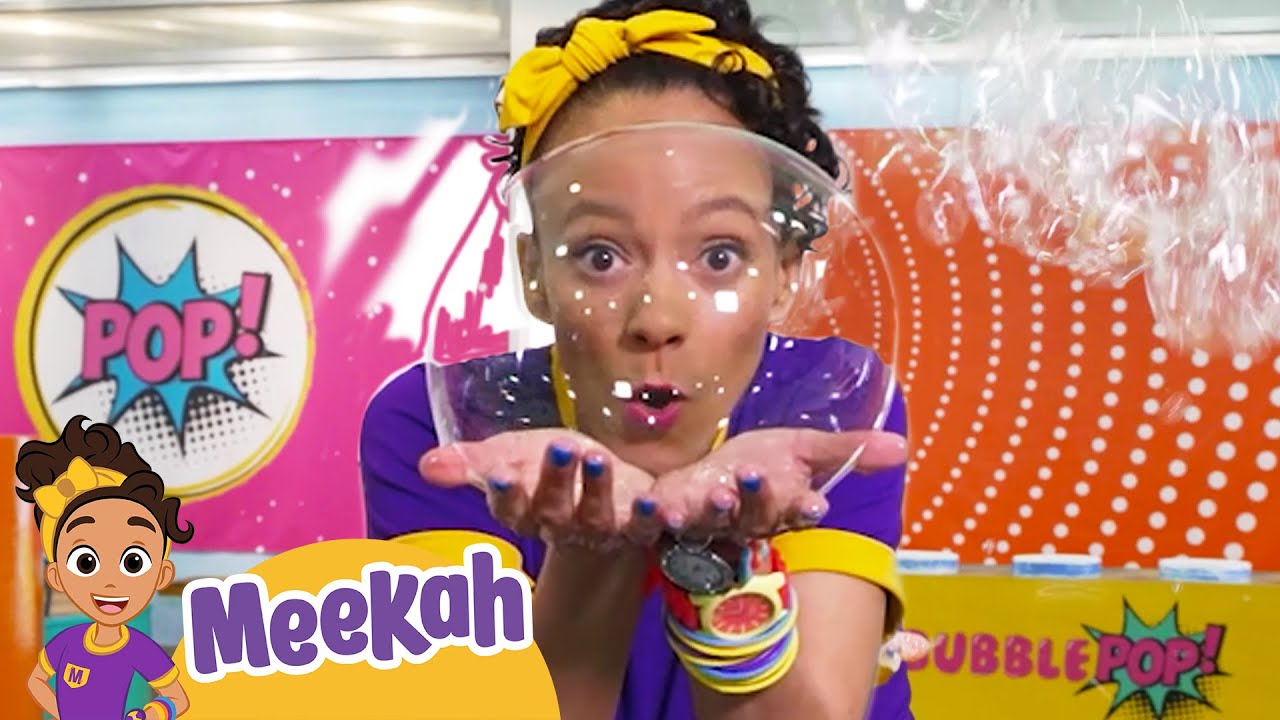 Meekah’s Soap Bubble Science Experiment at Bubble Pop!