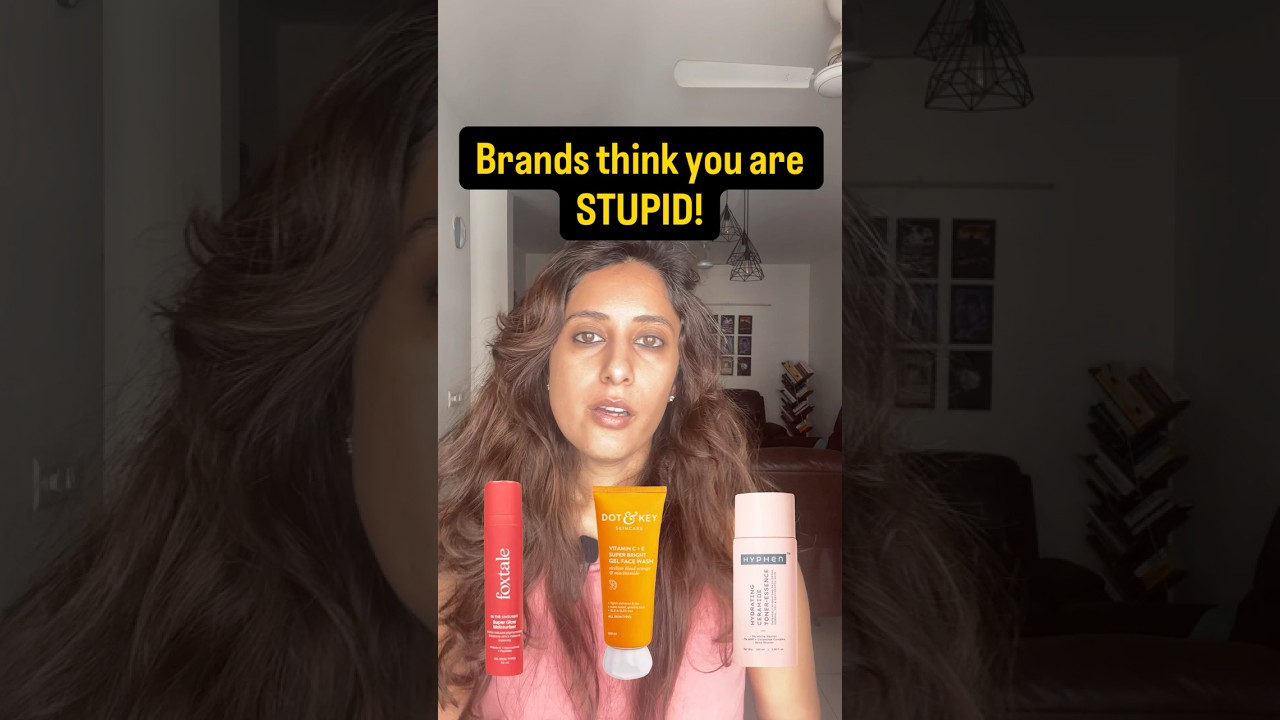 Skincare brands think they can fool you. Watch this video to know how? #skincare #honestreview