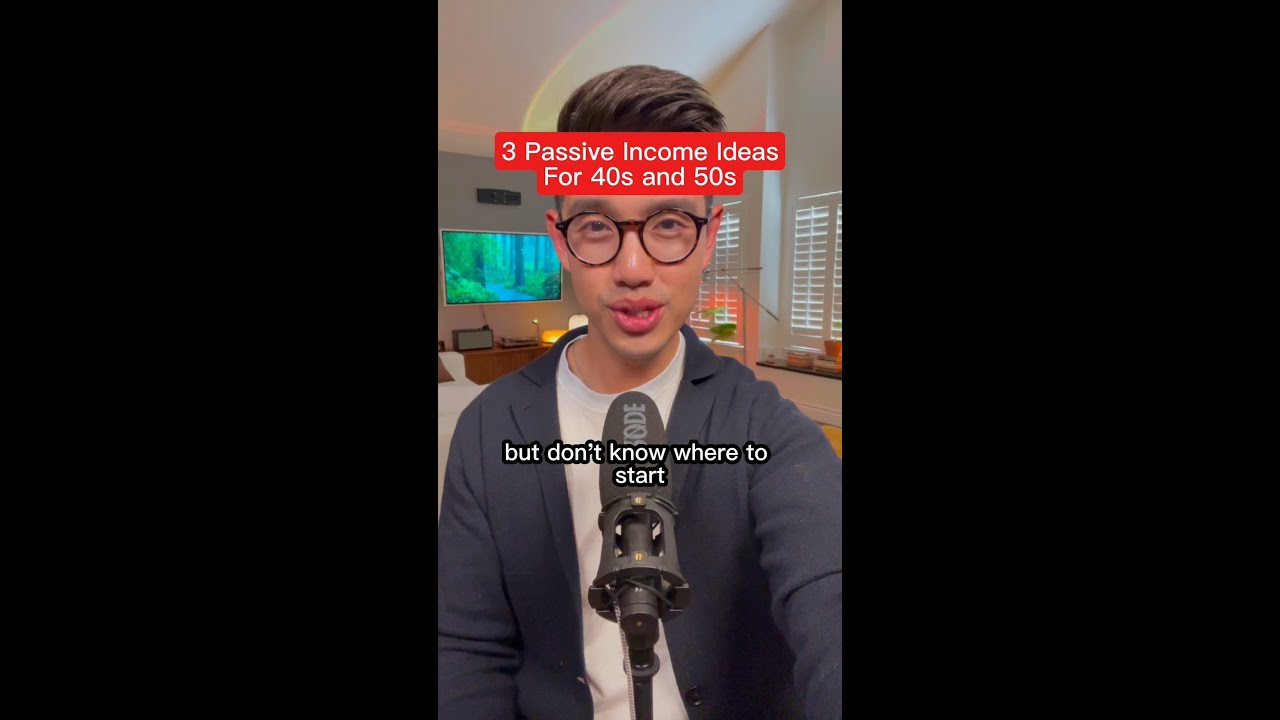 3 Passive Income Ideas For 40s and 50s