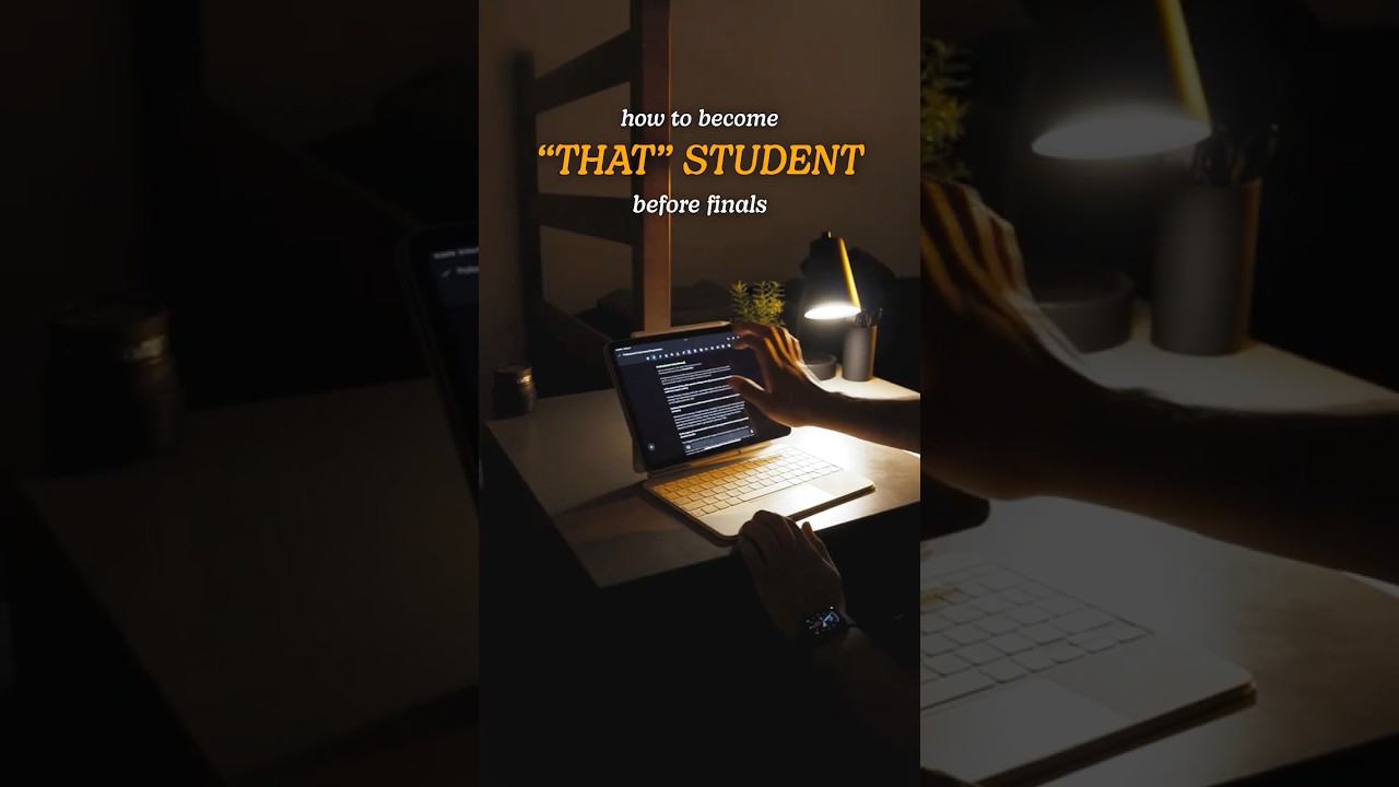 How to Become “THAT” Student Before Finals