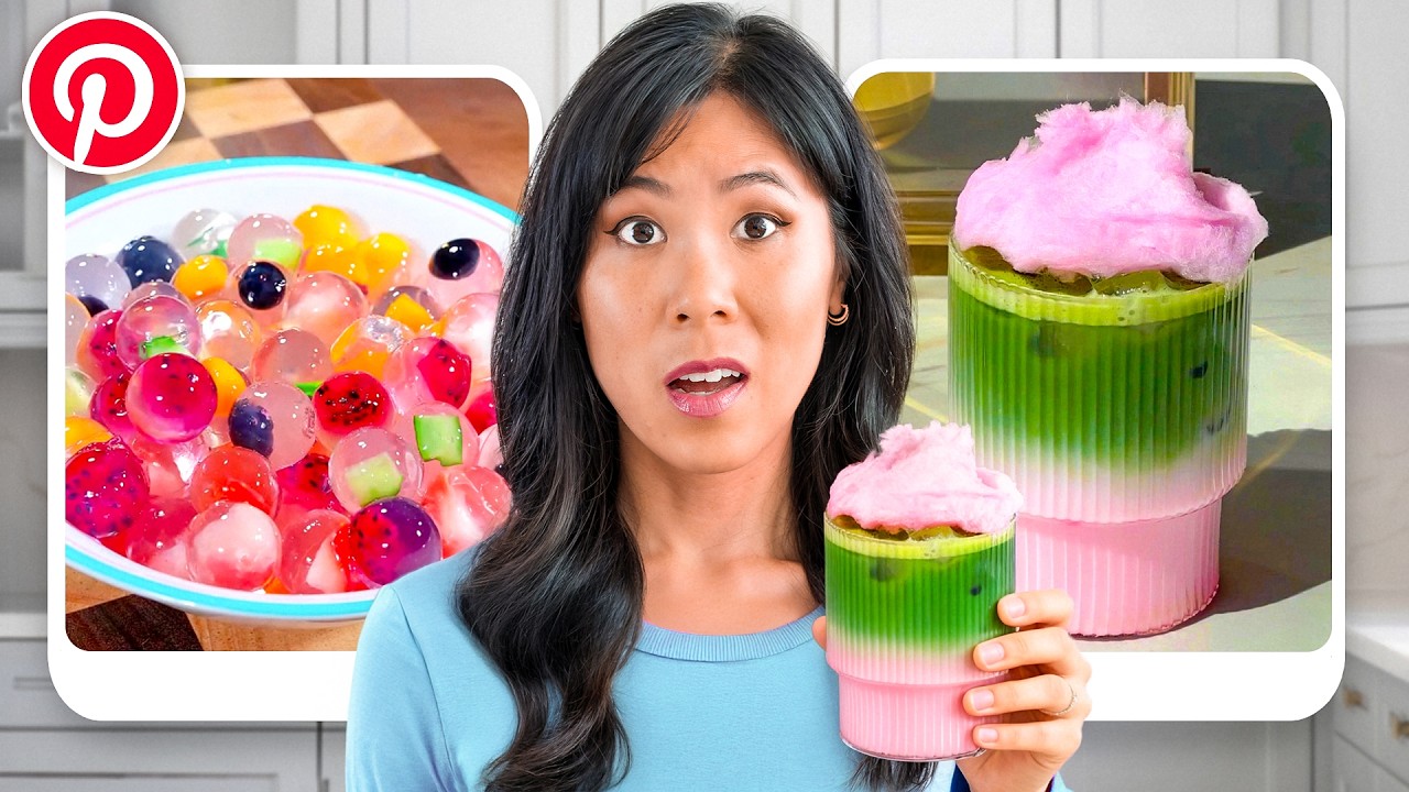 I Tested the MOST AESTHETIC Pinterest Recipes!⚡
