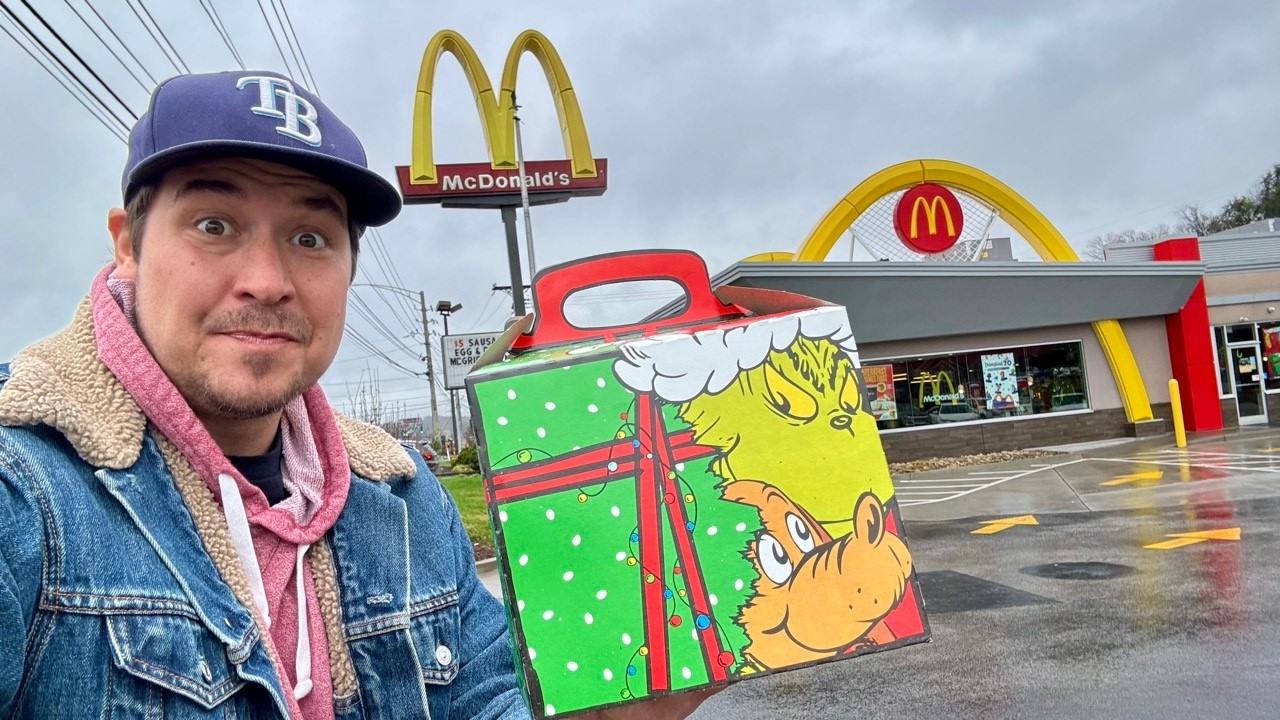 The Grinch Meal at McDonald’s & Pickle Fries Review – Donating 30 Toys – Holiday Feel-Good Vibes!