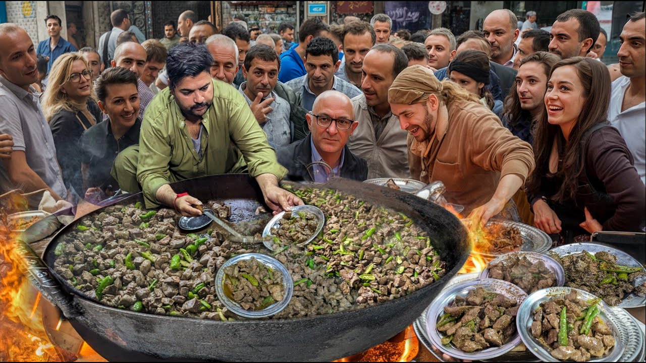 INSANE PAKISTANI STREET FOOD 😱 MUTTON LIVER FRIED STREET FOOD | BEST FOOD COMPILATION 2025