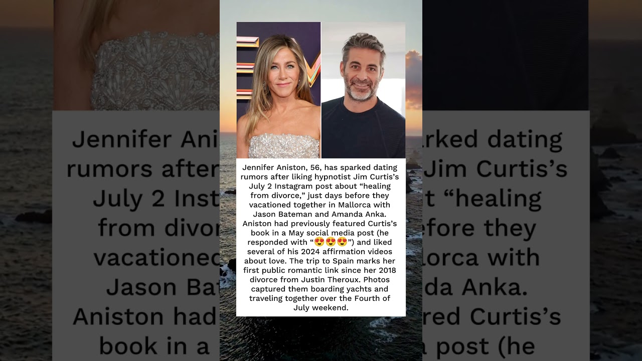 Jennifer Aniston Linked to Hypnotist After Spain Getaway #celebritynews #jenniferaniston #jimcurtis