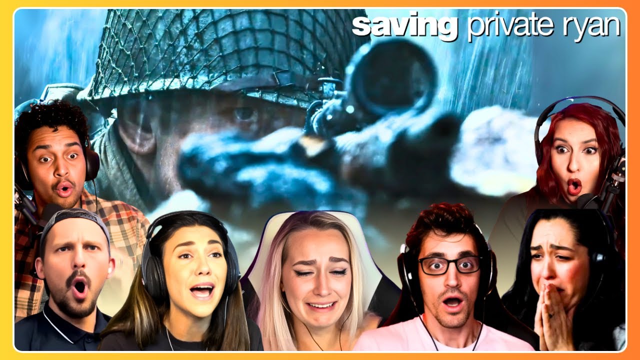 JAW-DROPPING Jackson’s Through-the-Scope Kill Reactions 🎯 Saving Private Ryan (1998) Movie Reaction