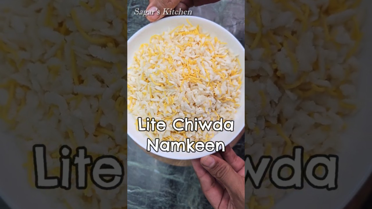 Lite Chiwda Namkeen Recipe #Shorts