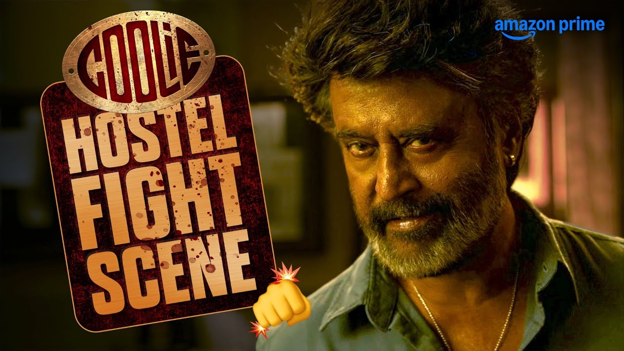 Coolie Hostel Fight Scene 🔥 | Rajinikanth | Prime Video India