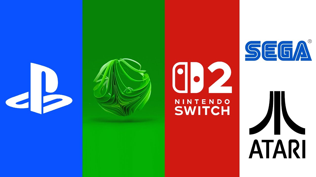 All Nintendo, Xbox, PlayStation, Sega & Atari Startups (Switch 2 + Unused Brand ID)