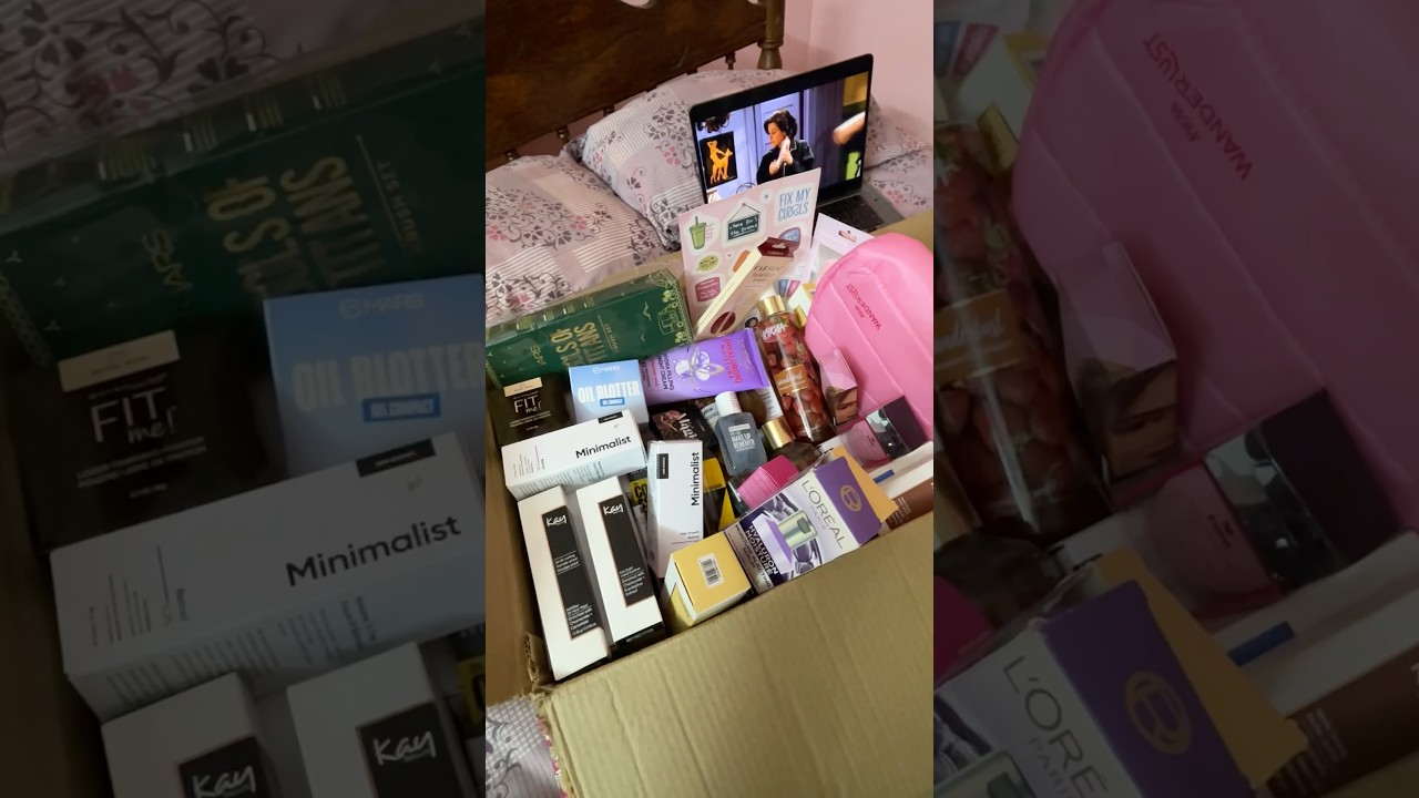 ഒരു വലിയ Nykaa Pink Friday Sale Haul💕#malayalam #nykaapinkfridaysale #haul #shorts #mallu #sale