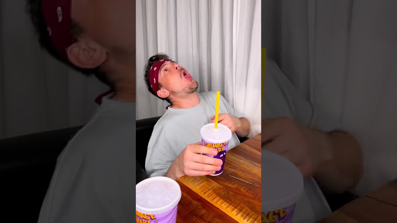 How to make the best BLUEBERRY (LEMON) Grimace shake for your sibling?😅❤️🍋| CHEFKOUDY