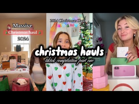 CHRISTMAS HAUL TIKTOK COMPILATION 2024!!