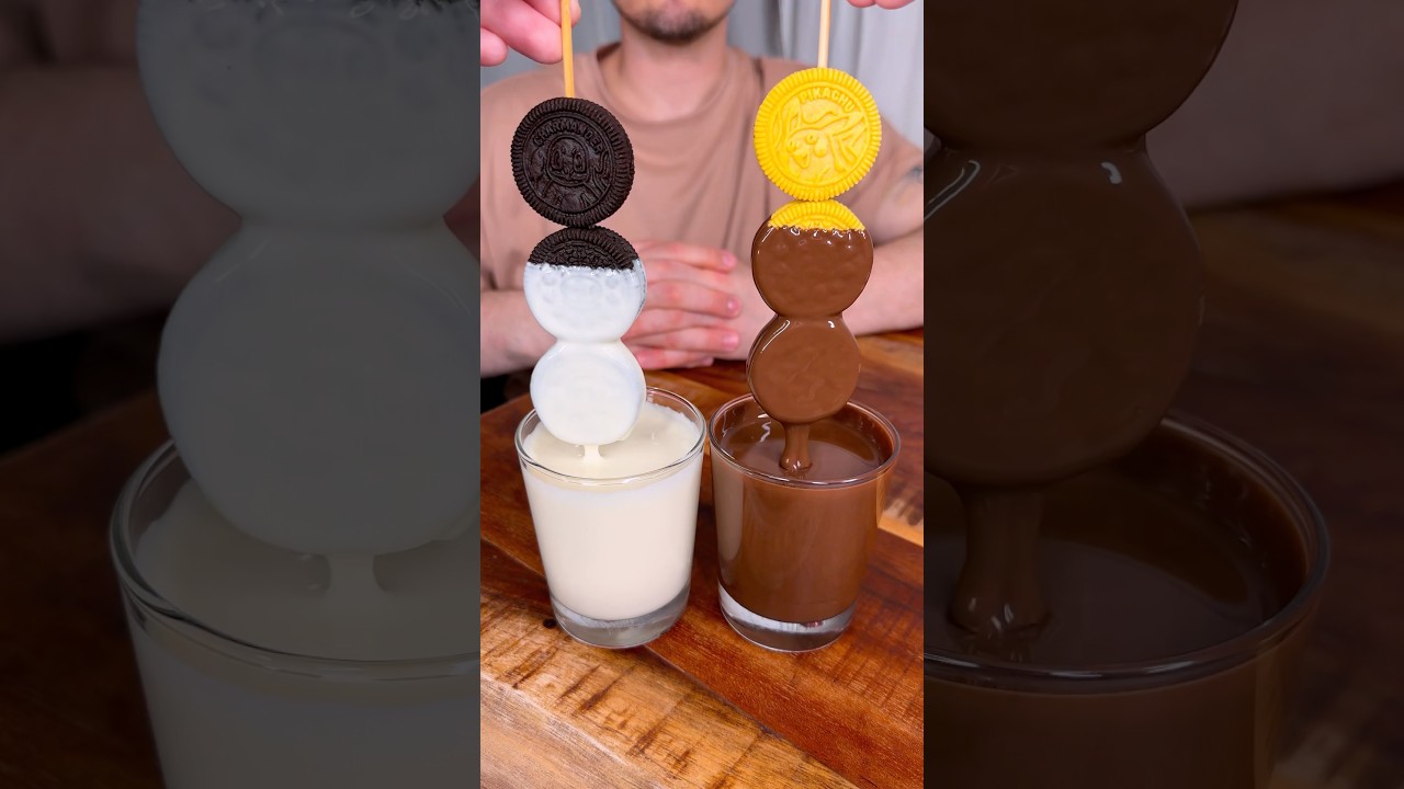 How to eat CHOCOLATE COOKIES with your best friend properly? 😎❤️🍫| CHEFKOUDY